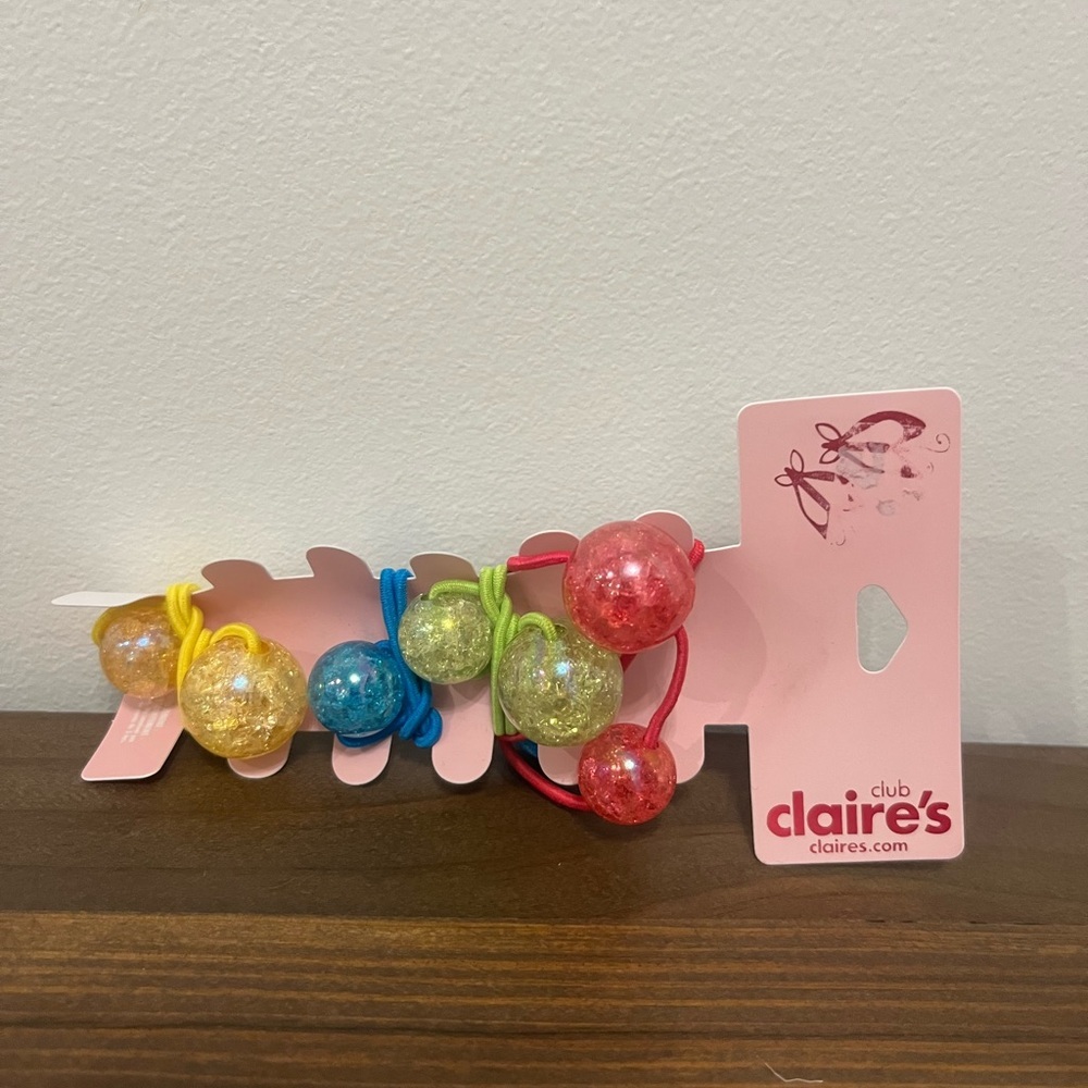 Hair ties 4 Pc Set From Claire’s